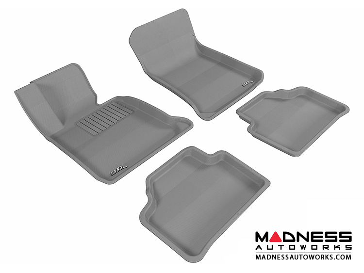 BMW X1 (E84) Floor Mats (Set of 4) Gray by 3D MAXpider MADNESS
